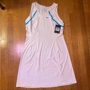 NWT Nike Tennis Dress - Women’s White and Blue